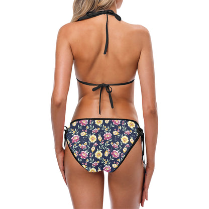 Gerberas Pattern Print Design GB03 Bikini