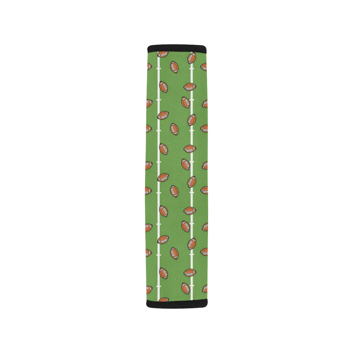 American Football on Field Themed Print Car Seat Belt Cover