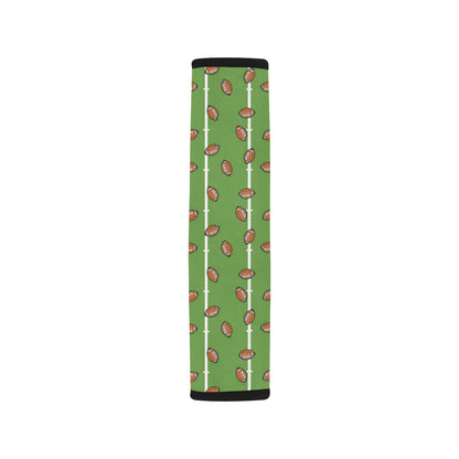 American Football on Field Themed Print Car Seat Belt Cover