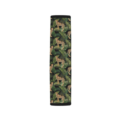Cheetah Pattern Print Design 05 Car Seat Belt Cover