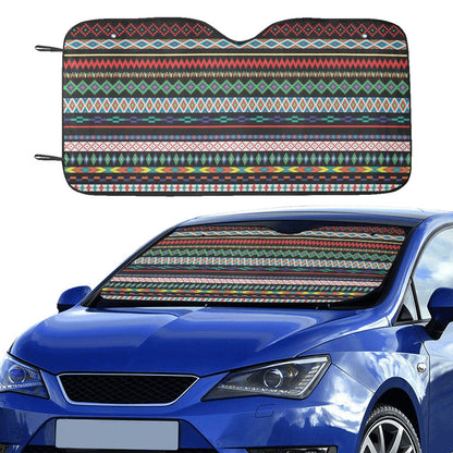 Southwest Pattern Print Design LKS302 Car front Windshield Sun Shade
