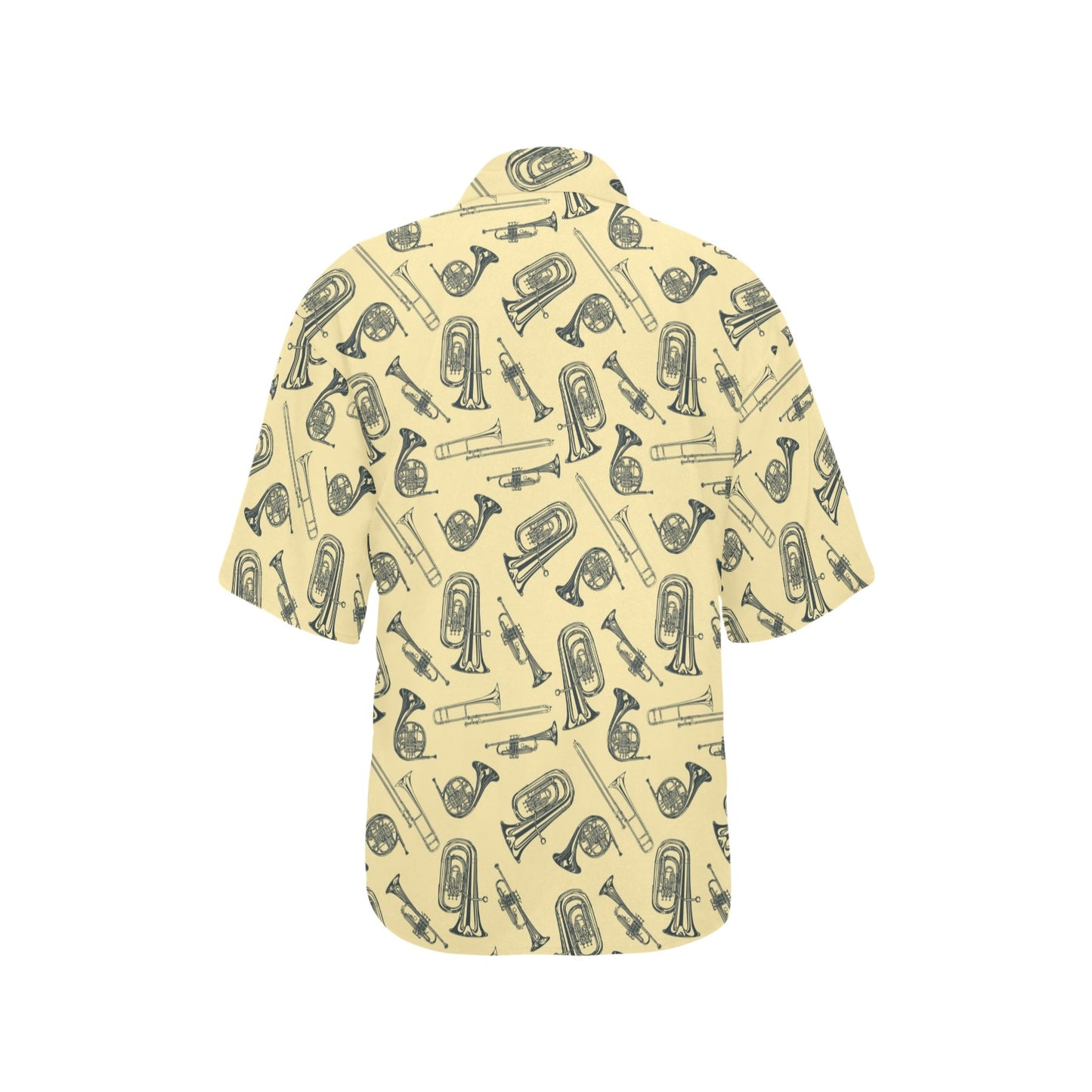 Tuba Pattern Print Design 01 Women's Hawaiian Shirt