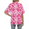 Tie Dye Pink Print Design LKS304 Women's Hawaiian Shirt