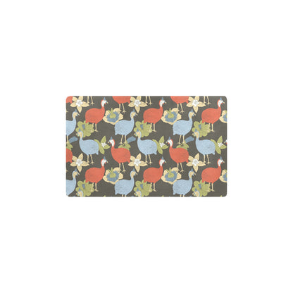 Guinea Fowl Pattern Print Design 02 Kitchen Mat