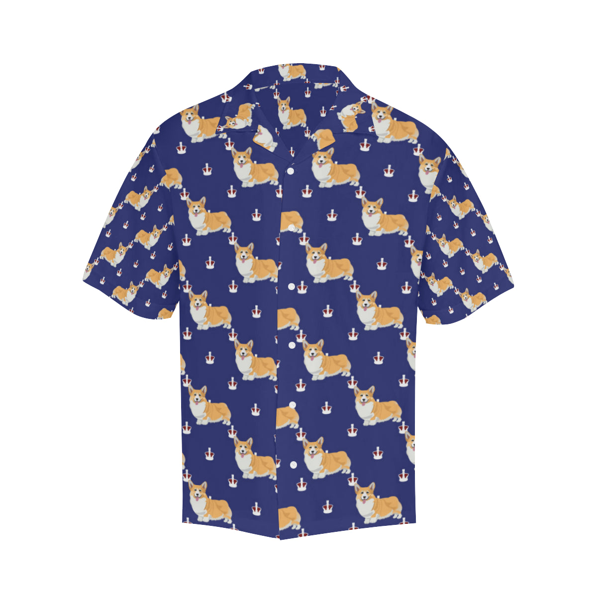 Pembroke Welsh Corgis Pattern Print Design A07 Men's Hawaiian Shirt