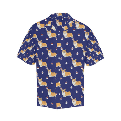 Pembroke Welsh Corgis Pattern Print Design A07 Men's Hawaiian Shirt