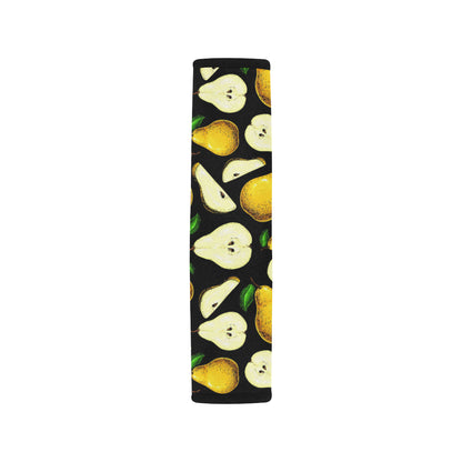 Pear Pattern Print Design PE01 Car Seat Belt Cover