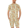 Western Cowboy Design Pattern Men's Romper