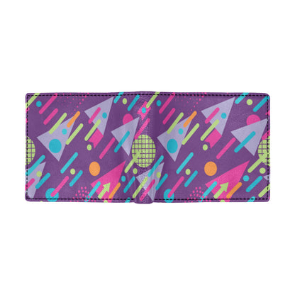 90s Pattern Print Design 4 Men's ID Card Wallet