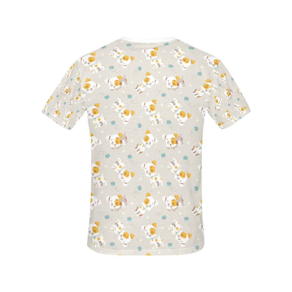 Russell Terriers Print Design LKS306 Women's  T-shirt