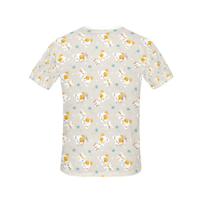 Russell Terriers Print Design LKS306 Women's  T-shirt