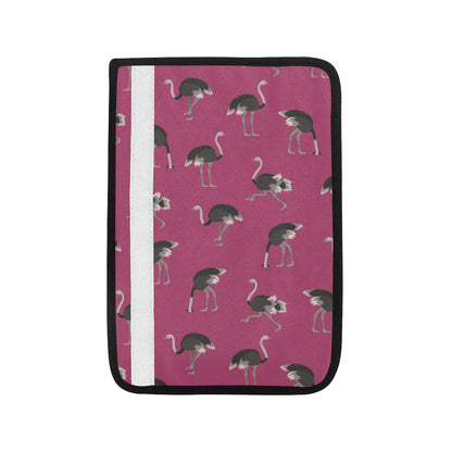Emu Pattern Print Design 02 Car Seat Belt Cover
