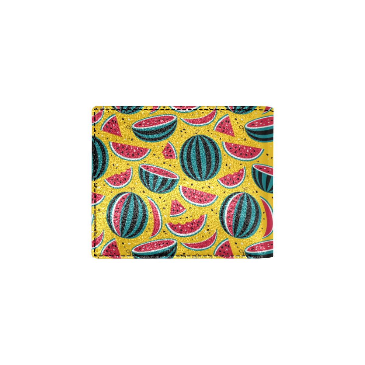 Watermelon Pattern Print Design WM02 Men's ID Card Wallet