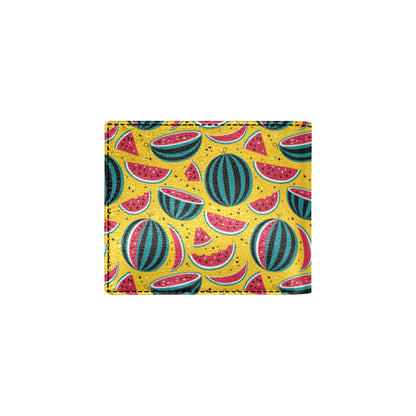 Watermelon Pattern Print Design WM02 Men's ID Card Wallet