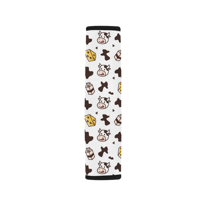 Cow Pattern Print Design 06 Car Seat Belt Cover