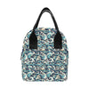 Surf Wave Pattern Insulated Lunch Bag