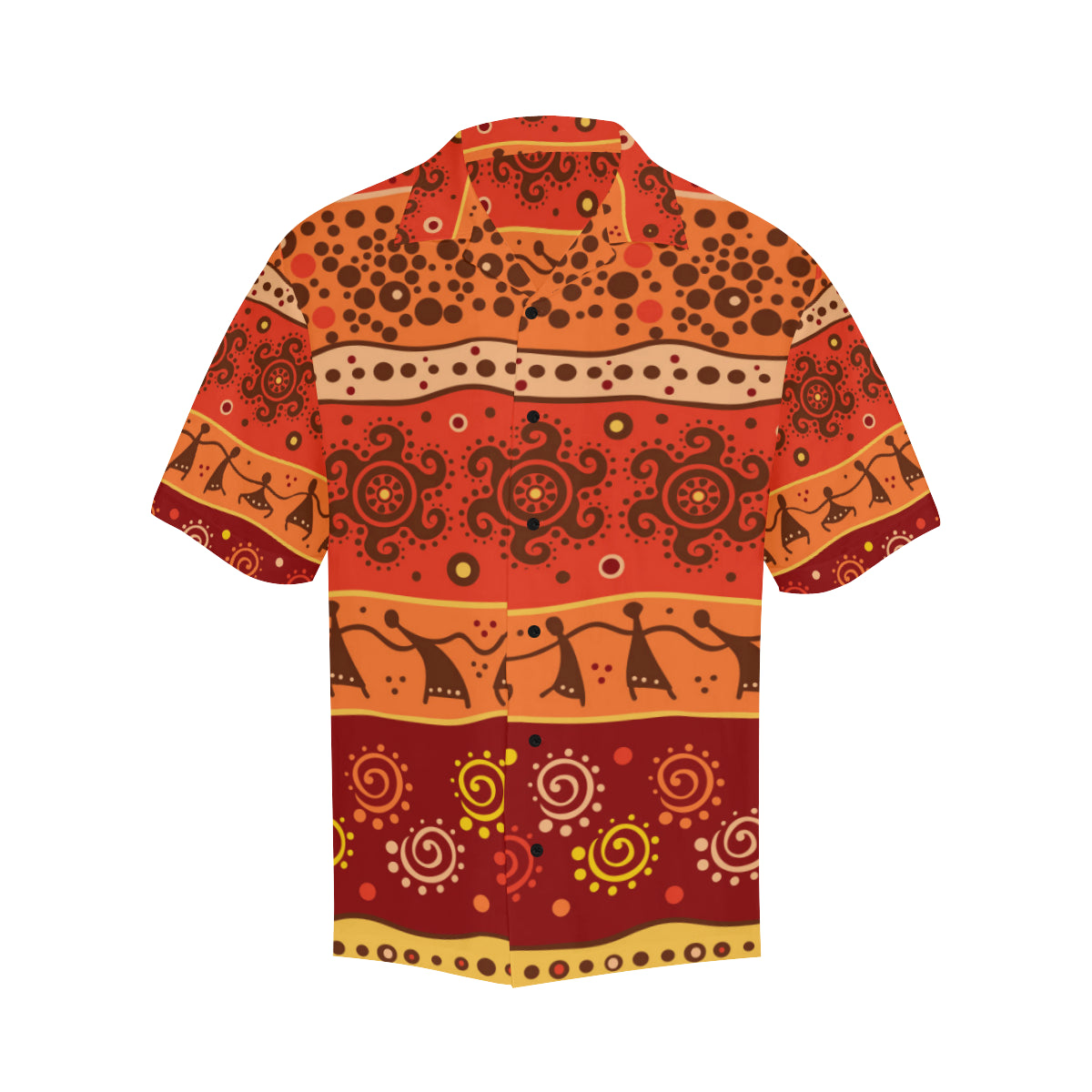 African Pattern Print Design 04 Men's Hawaiian Shirt