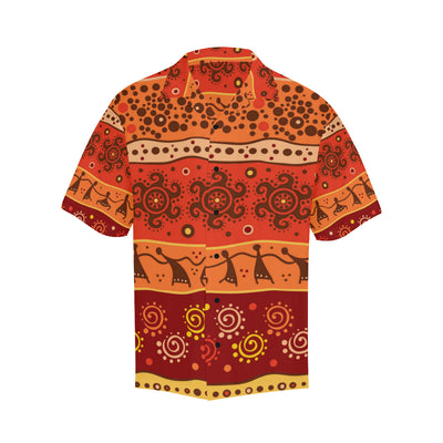 African Pattern Print Design 04 Men's Hawaiian Shirt