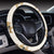 Cowboy Pattern Print Design 01 Steering Wheel Cover with Elastic Edge