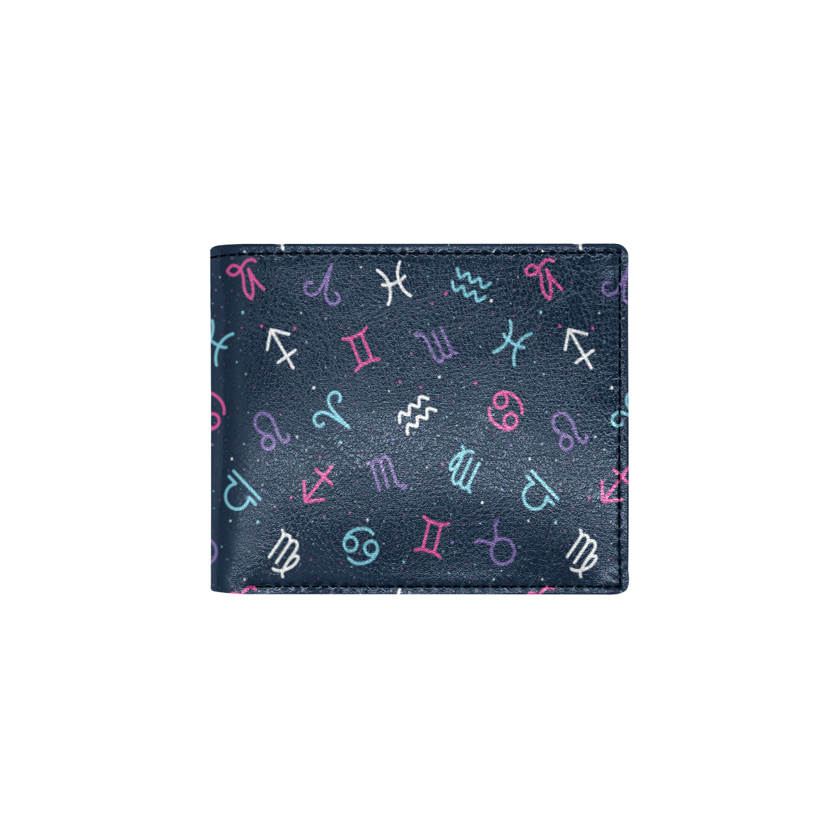 Constellation Pattern Print Design 04 Men's ID Card Wallet