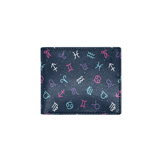 Constellation Pattern Print Design 04 Men's ID Card Wallet