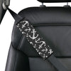 Anchor Black White Car Seat Belt Cover