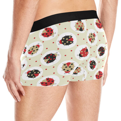 Ladybug Pattern Print Design 03 Men's Boxer Briefs