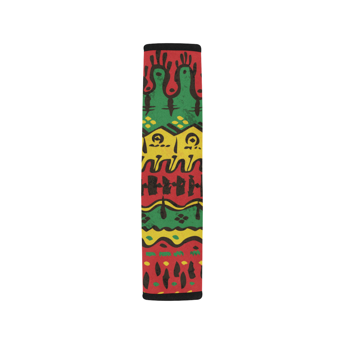 Rasta Pattern Print Design A01 Car Seat Belt Cover