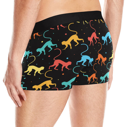 Monkey Pattern Print Design 01 Men's Boxer Briefs