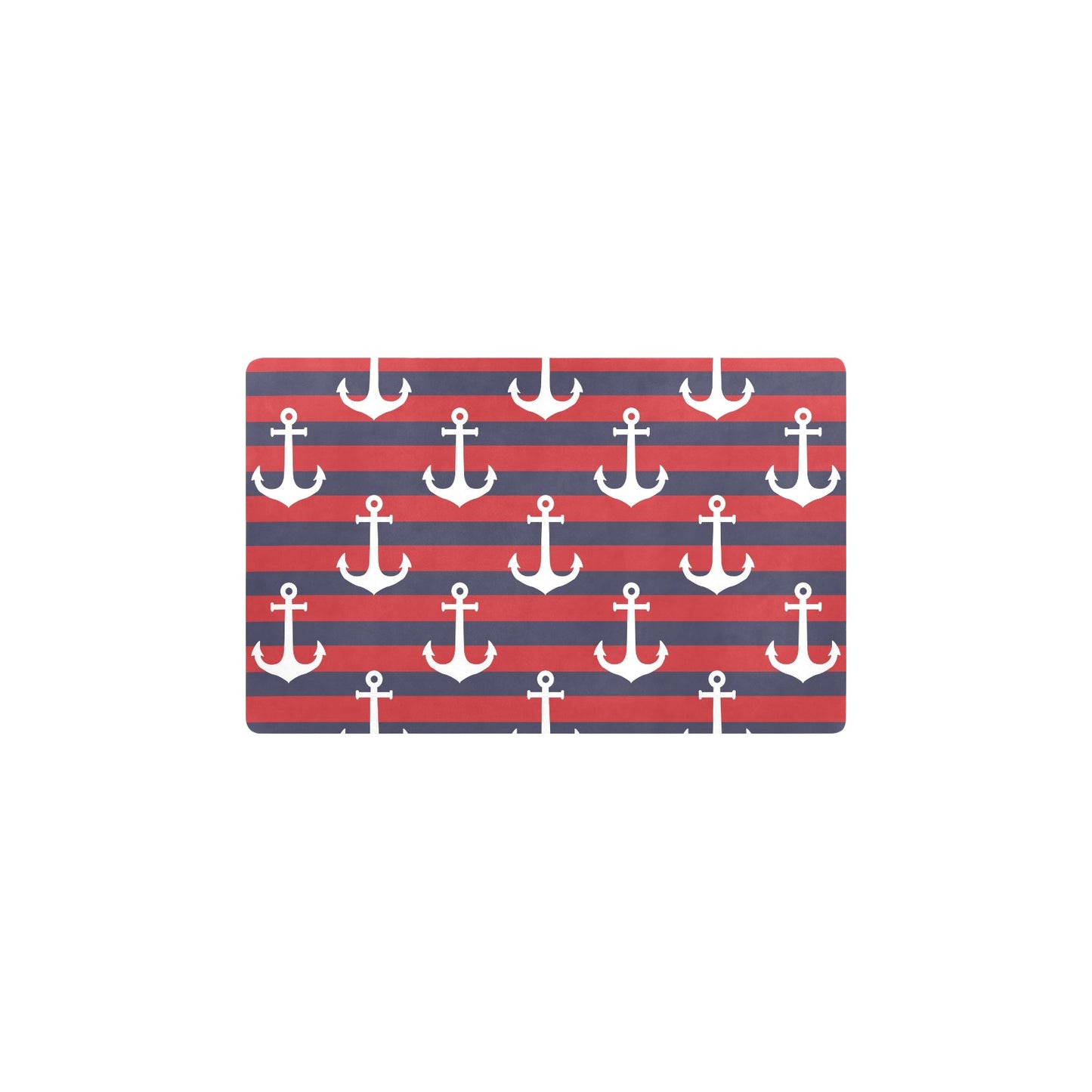 Nautical Pattern Print Design A05 Kitchen Mat
