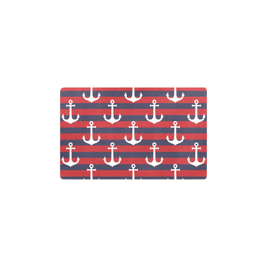 Nautical Pattern Print Design A05 Kitchen Mat