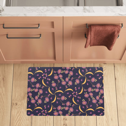 Anemone Pattern Print Design AM012 Kitchen Mat
