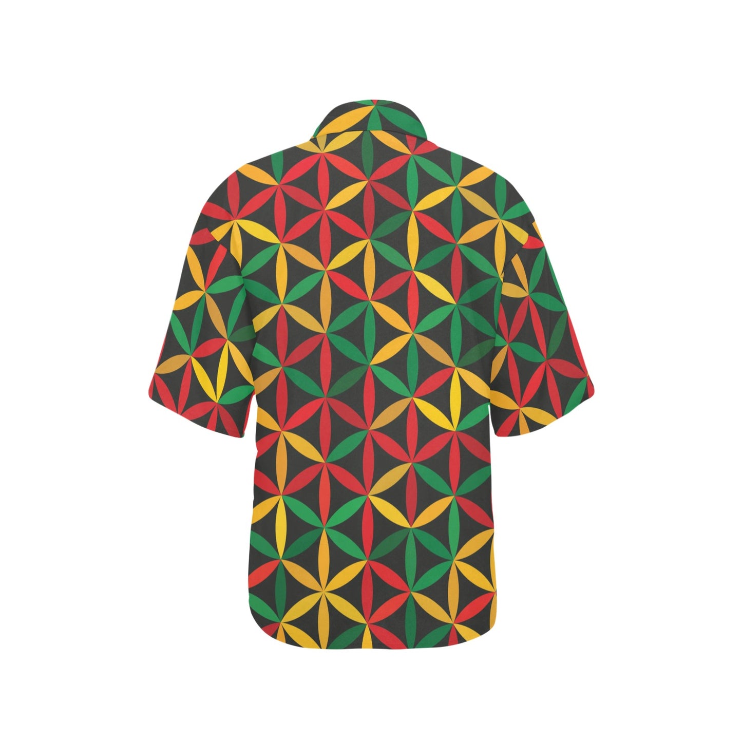 Rasta Pattern Print Design A04 Women's Hawaiian Shirt