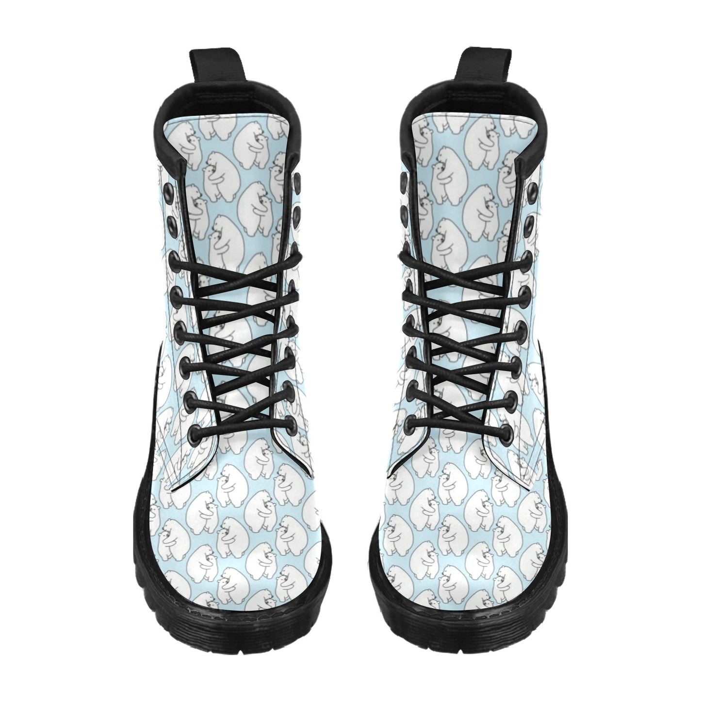Polar Bear Pattern Print Design PB08 Women's Boots