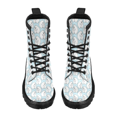 Polar Bear Pattern Print Design PB08 Women's Boots