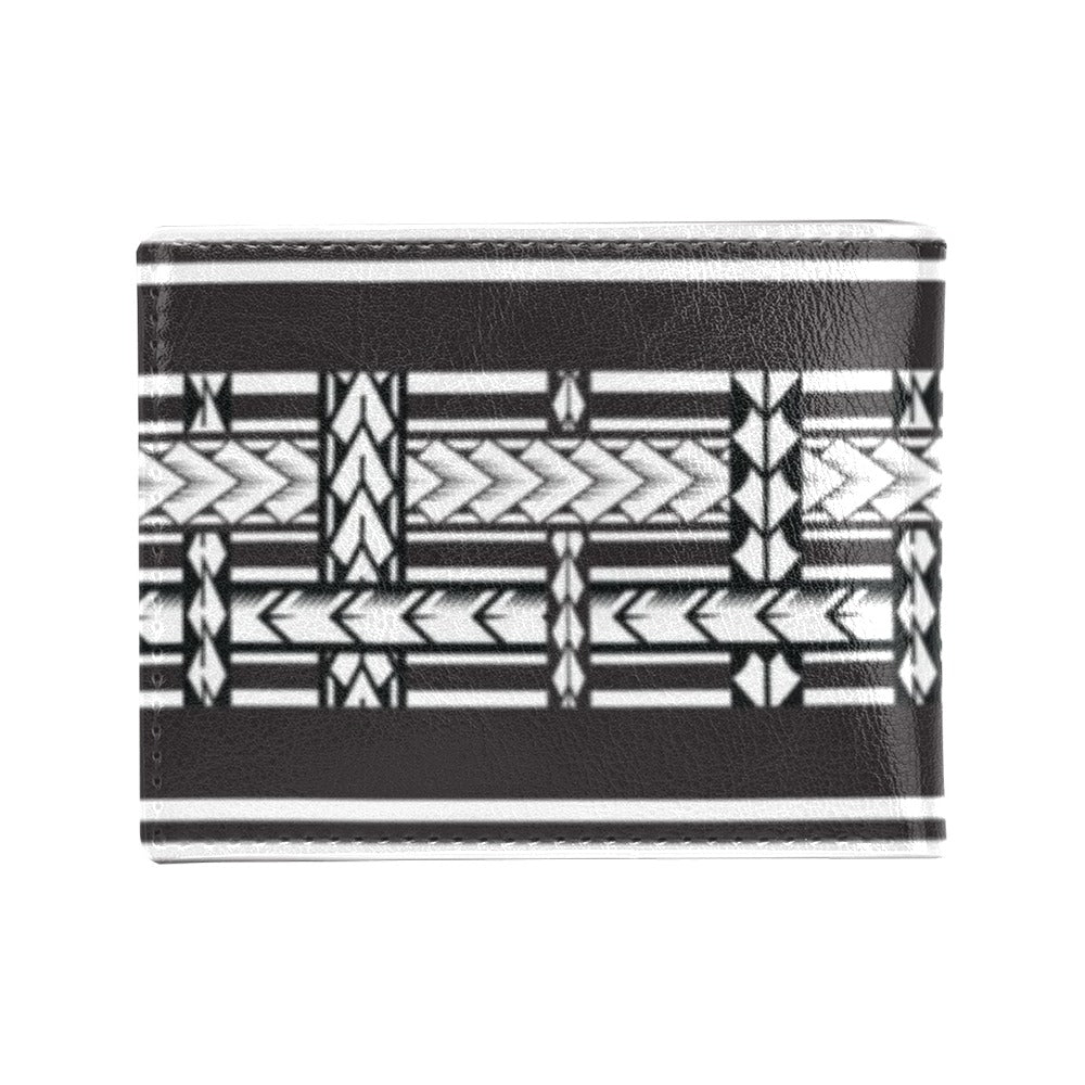 Samoan Tattoo Print Design LKS304 Men's ID Card Wallet