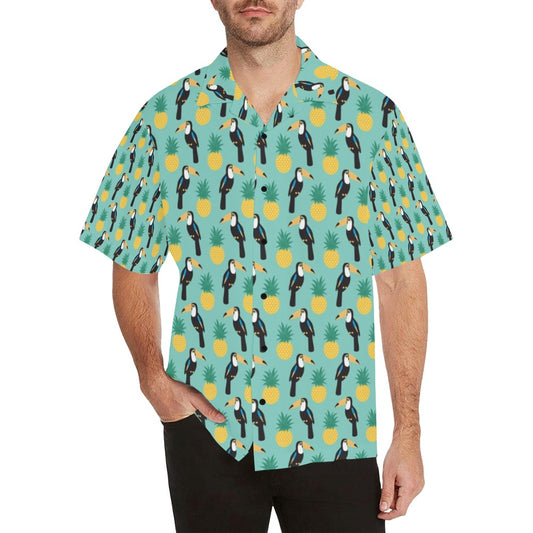 Toucan Print Design LKS301 Men's Hawaiian Shirt