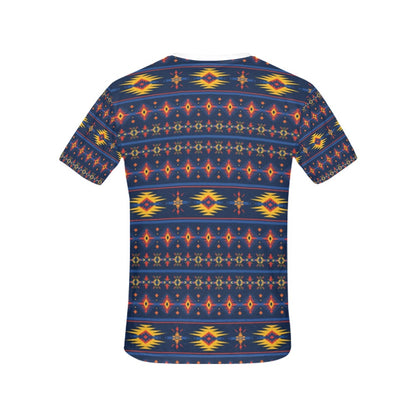 Southwest Pattern Print Design LKS306 Women's  T-shirt