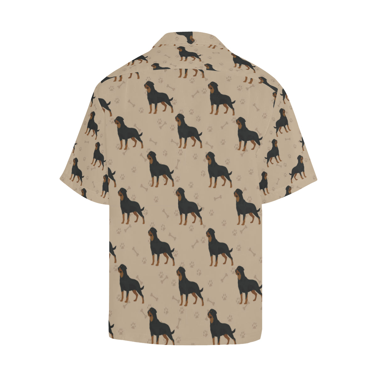 Rottweiler Pattern Print Design A01 Men's Hawaiian Shirt