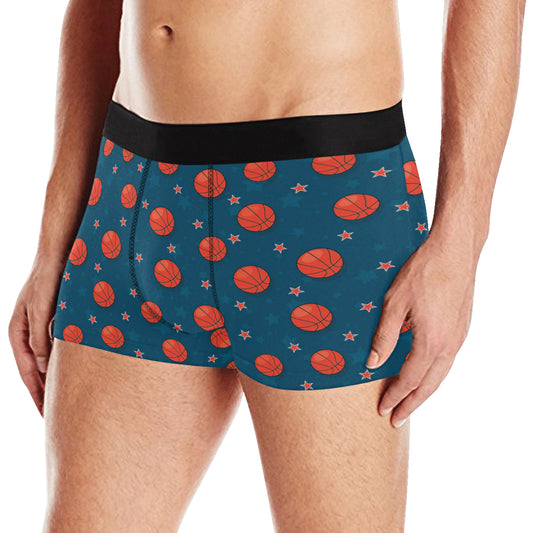 Basketball Pattern Print Design 02 Men's Boxer Briefs
