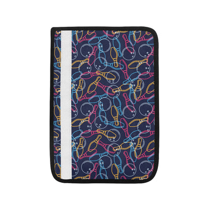 Bowling Pattern Print Design 07 Car Seat Belt Cover