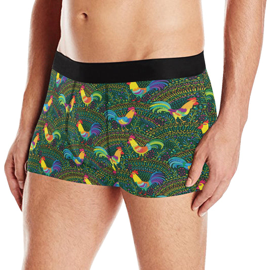 Rooster Pattern Print Design A01 Men's Boxer Briefs