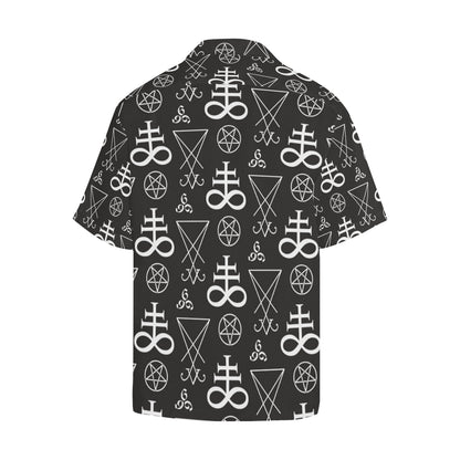 Pentagram Pattern Print Design A04 Men's Hawaiian Shirt