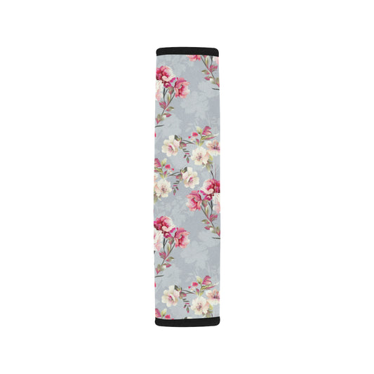 Summer Floral Pattern Print Design SF02 Car Seat Belt Cover