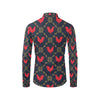 Rooster Pattern Print Design A02 Men's Long Sleeve Shirt