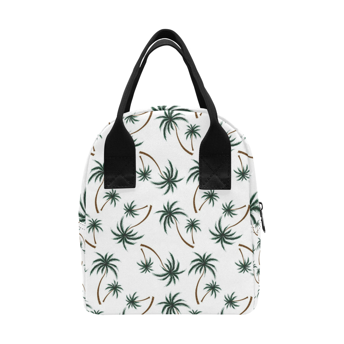 Palm Tree Pattern Print Design PT07 Insulated Lunch Bag