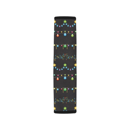 Christmas Light Pattern Print Design 01 Car Seat Belt Cover