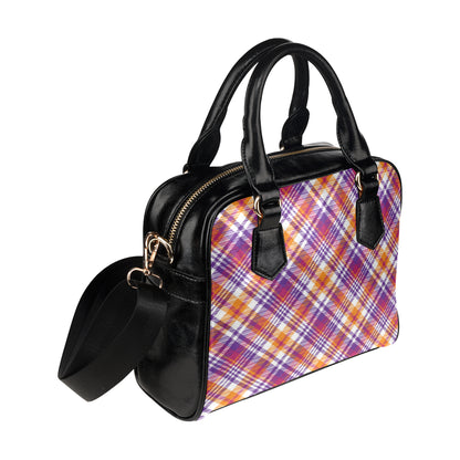 Madras Pattern Print Design 02 Shoulder Handbag