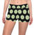 Cucumber Pattern Print Design CC02 Yoga Shorts