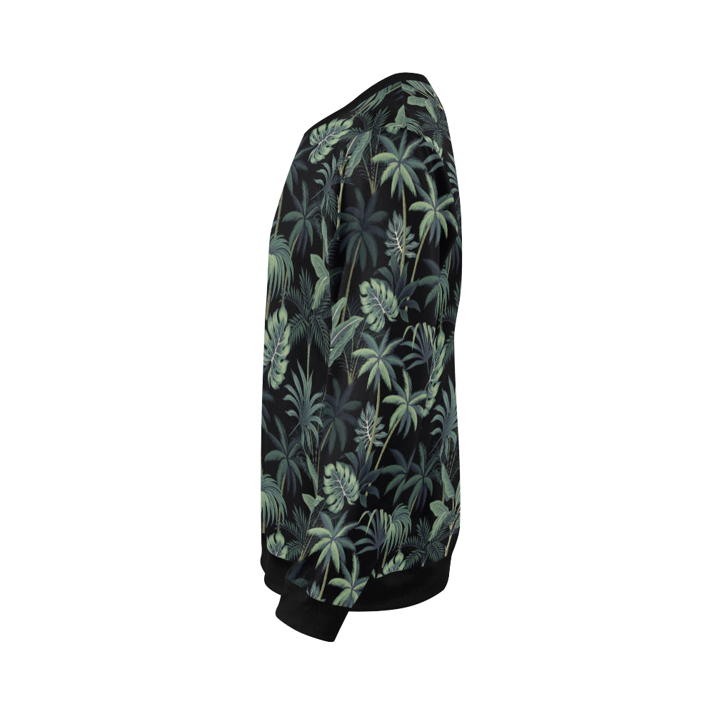 Rainforest Pattern Print Design RF02 Men Long Sleeve Sweatshirt